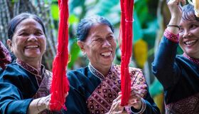 The local women at the festival, Thailand